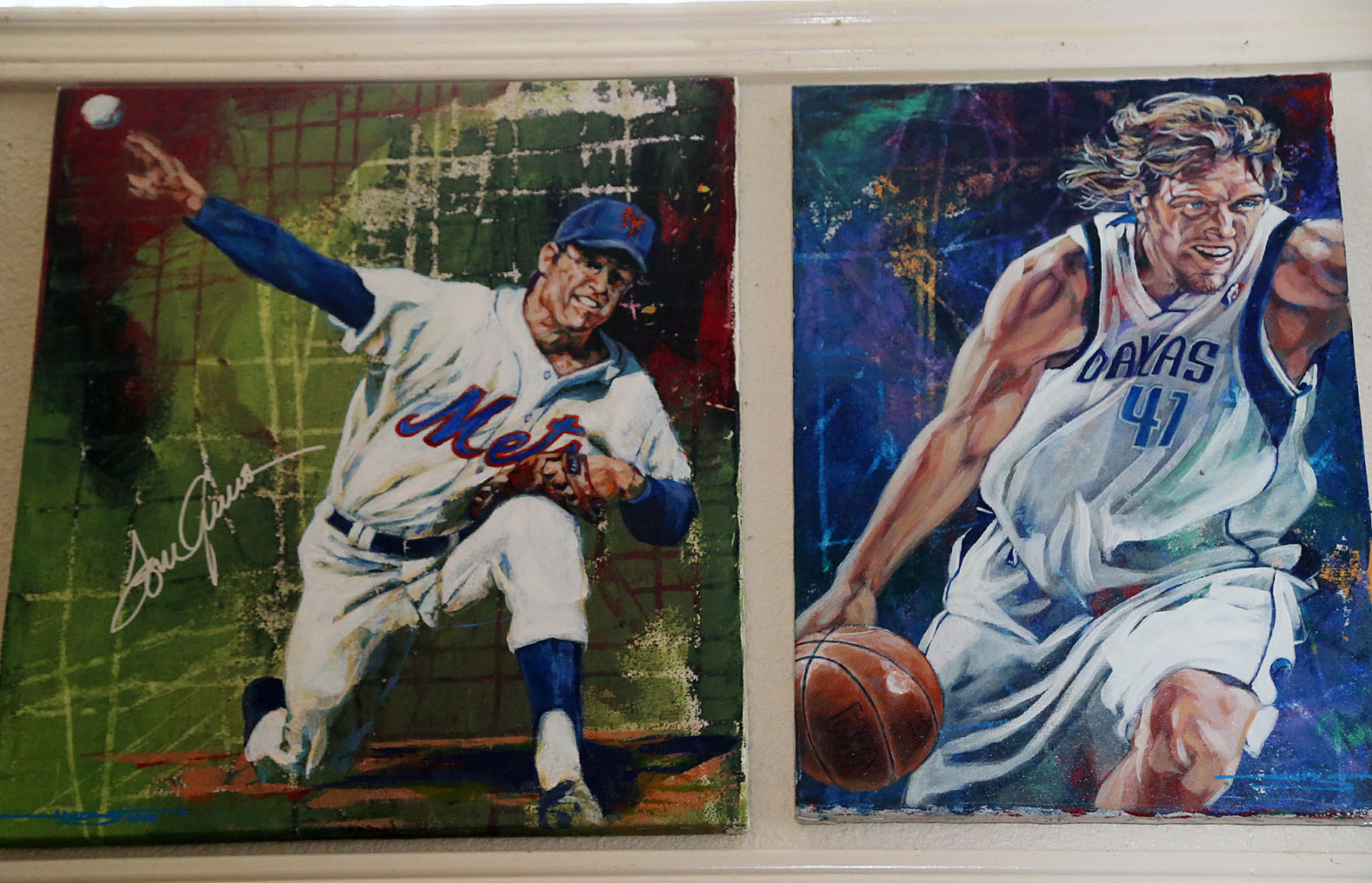 Texas Sports Hall of Fame artist